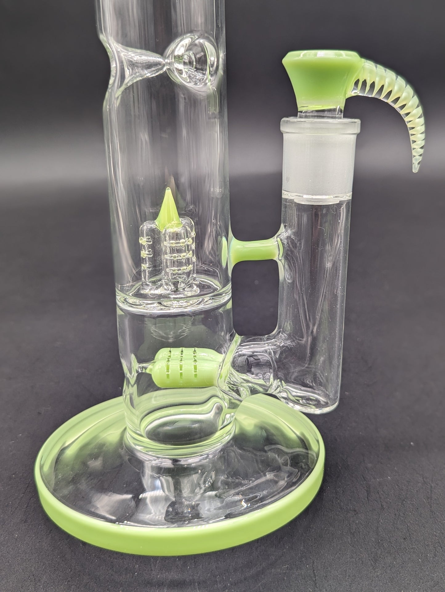 Midnight Glass Dual Inline + Inv3 Bong-Avernic Smoke Shop