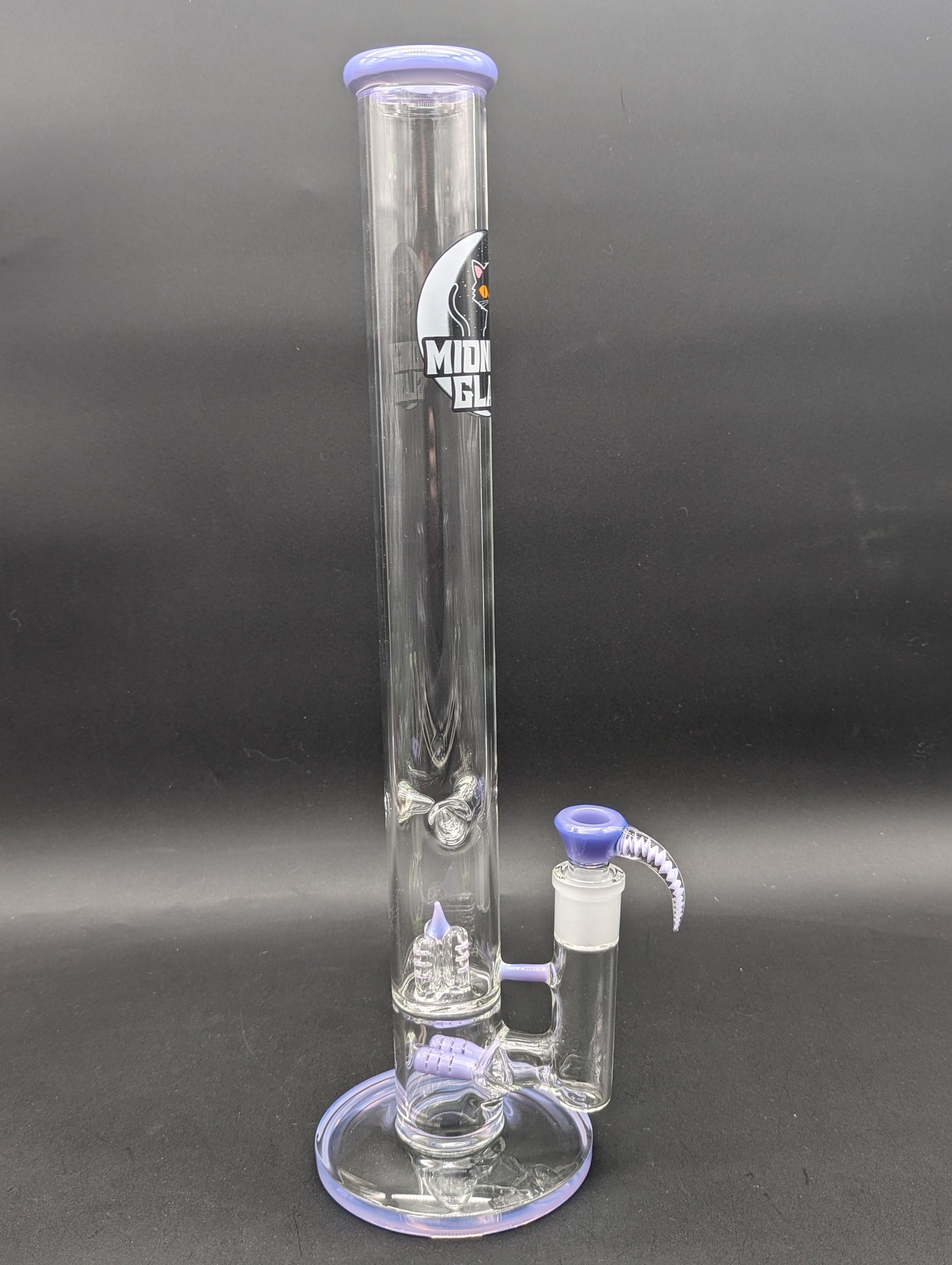 Midnight Glass Dual Inline + Inv3 Bong-Avernic Smoke Shop