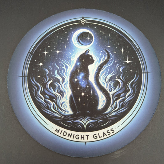 Midnight Glass "Electrified" Dab Mat-Avernic Smoke Shop