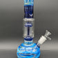 Milky Fade Beaker w/ Tree Perc | 11"-Avernic Smoke Shop