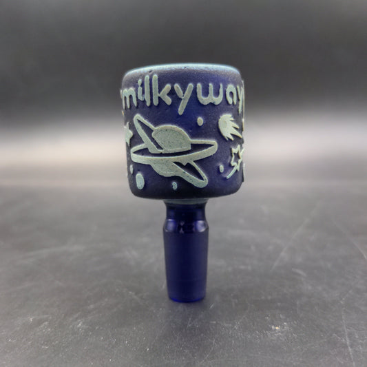 Milky Way Glass "Space Odyssey" Bowl 14mm - Avernic Smoke Shop