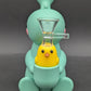Mini Dino and Chick Silicone Bubbler