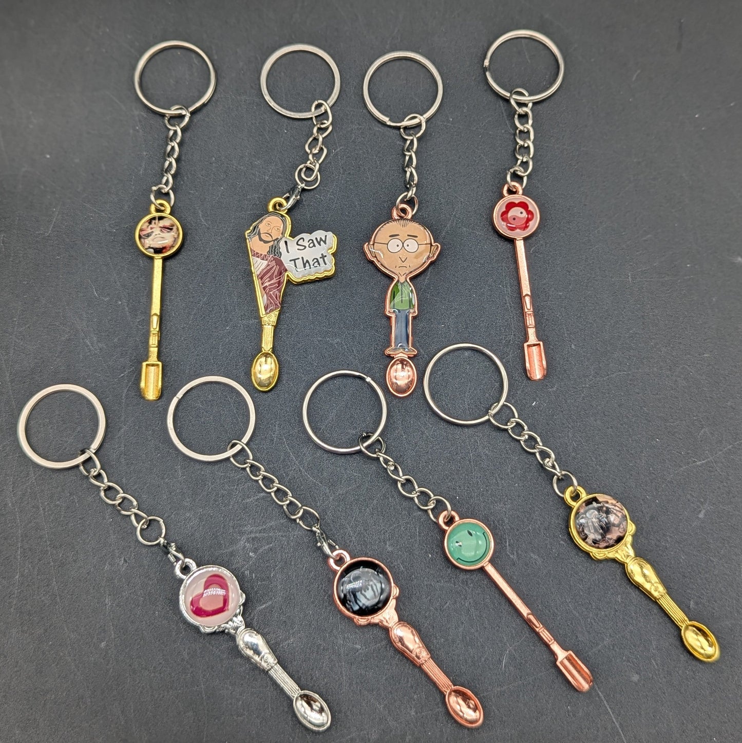 Mini Keychain Scooper Dab Tools