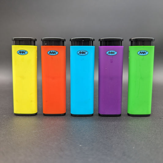 MK Jet Torch Lighter | Rubber Coat | Assorted Colors