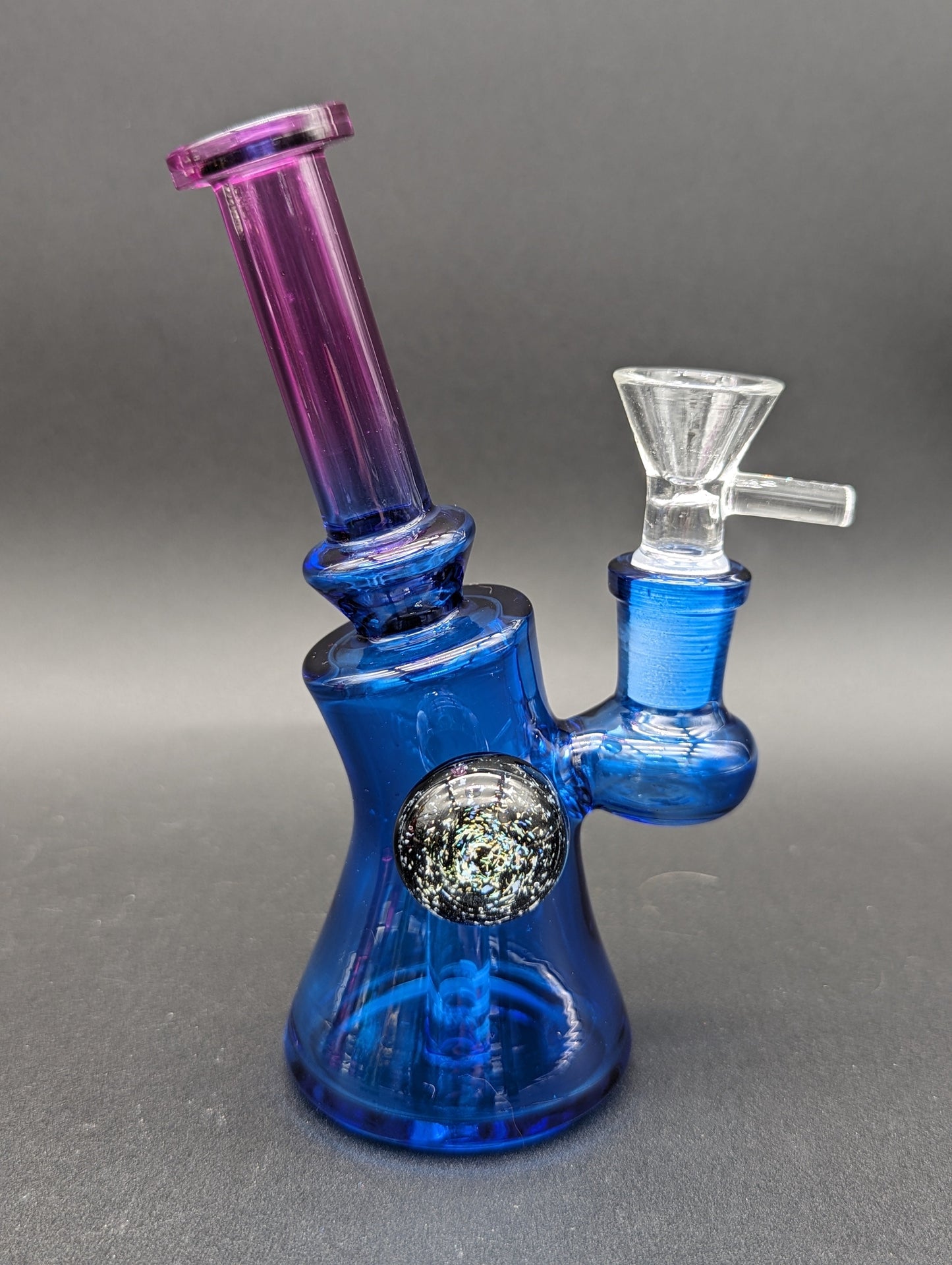 Multi Color Fade Bent Neck Mini Beaker