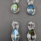 Mushroom Teardrop Pendants - Reading Glass Militia