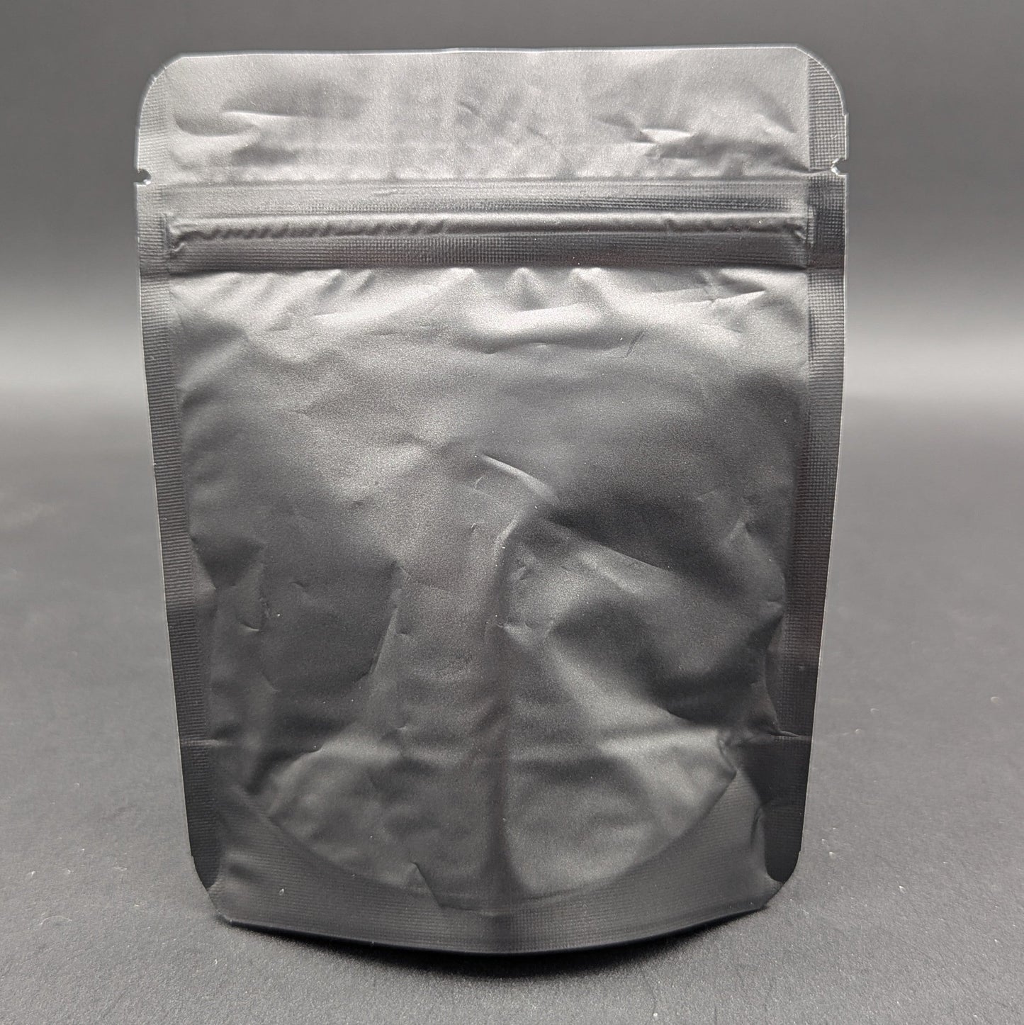 Mylar Bag Matte Black/Black- 1/8 (3.5g)-Avernic Smoke Shop
