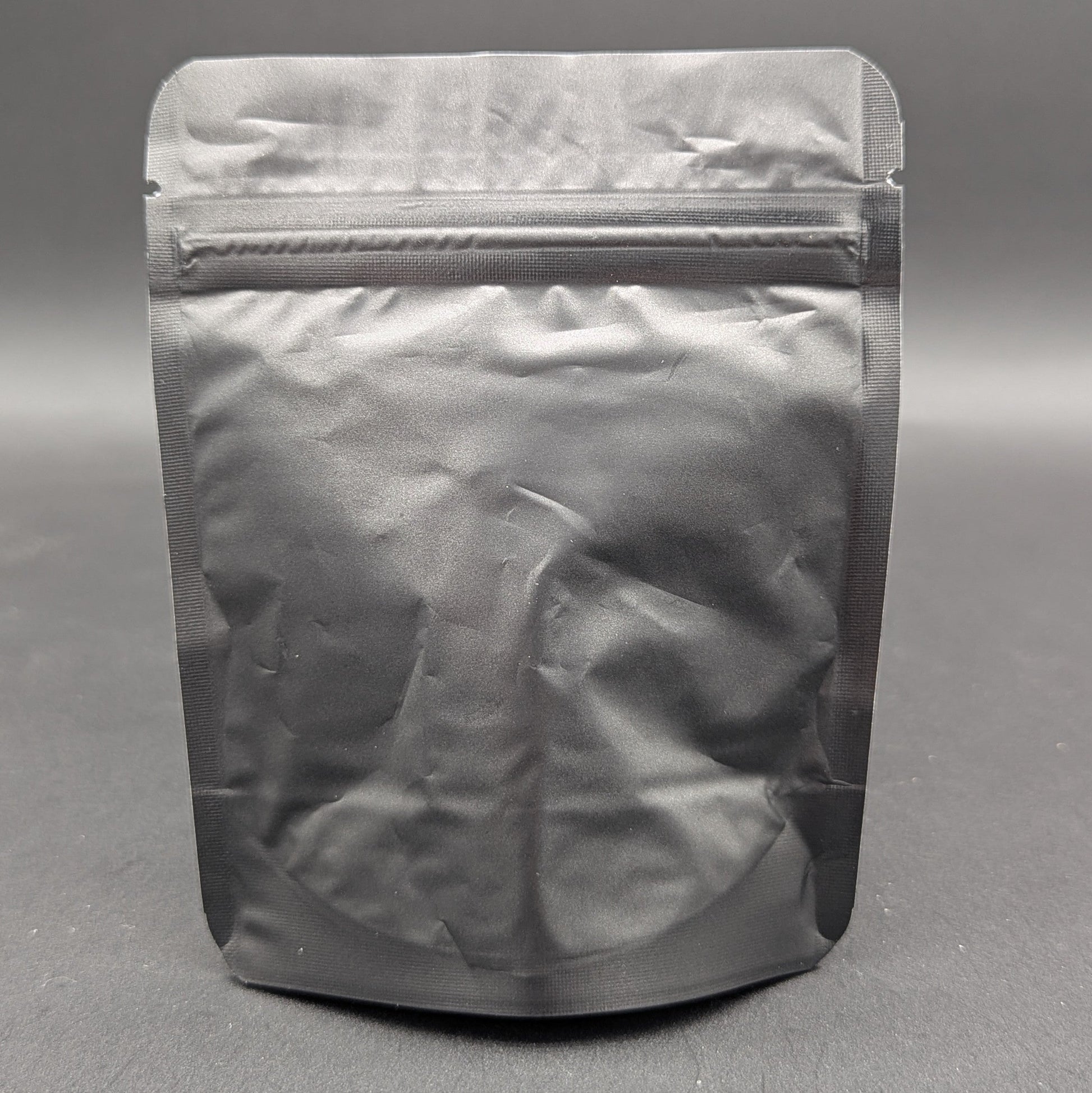 Mylar Bag Matte Black/Black- 1/8 (3.5g)-Avernic Smoke Shop