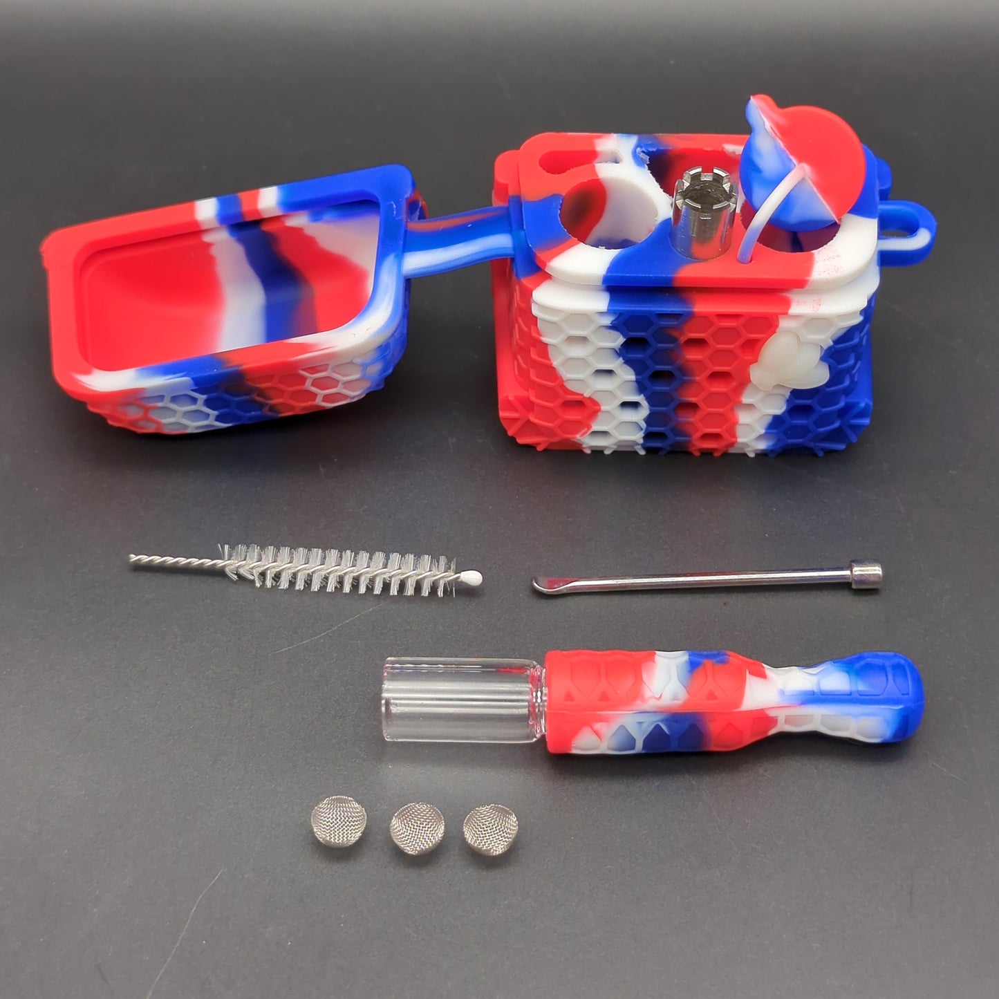 Nectar Collector Kit w/ Silicone Holding case-Avernic Smoke Shop