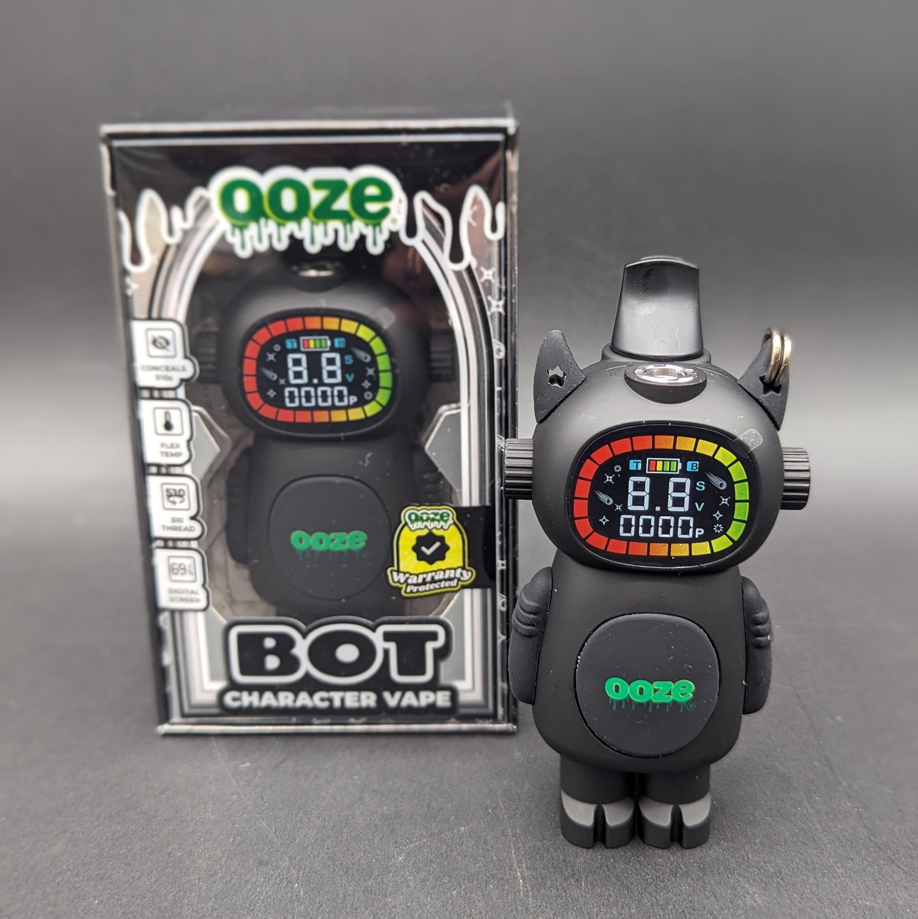 Ooze Bot Variable Voltage 510 Vape Battery – Midnight Distribution
