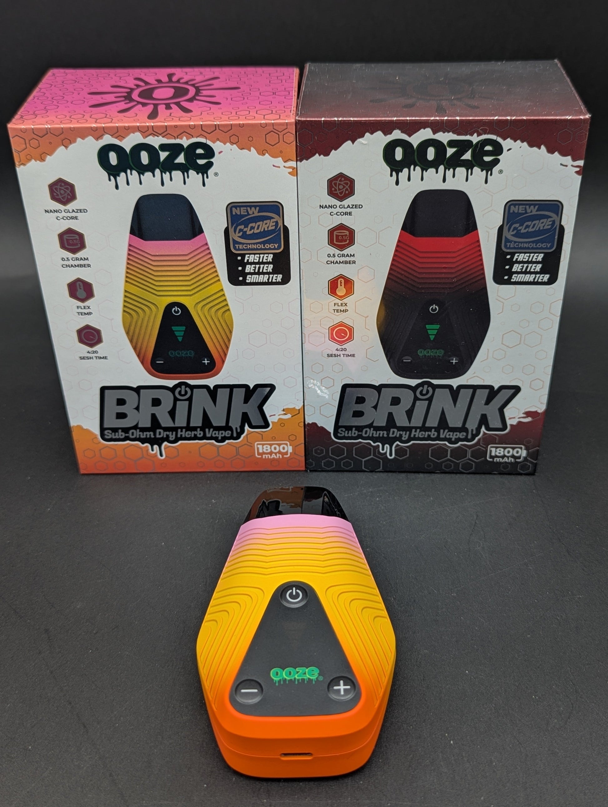 Ooze Brink Dry Herb Vaporizer – 1800 mAh C-Core-Avernic Smoke Shop