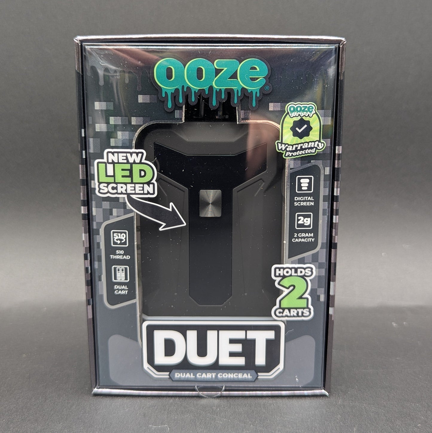 Ooze Duet - 650 mAh 510 Dual Conceal Cart Battery