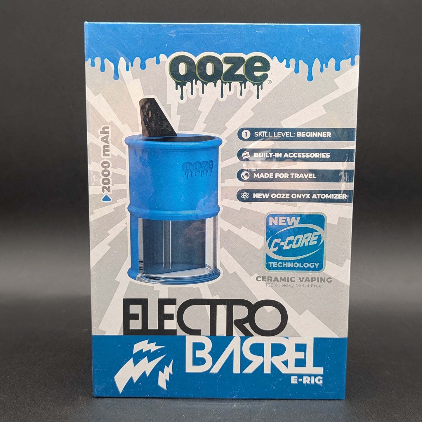 Ooze Electro Barrel Electric Dab Rig | 2000mAh-Avernic Smoke Shop