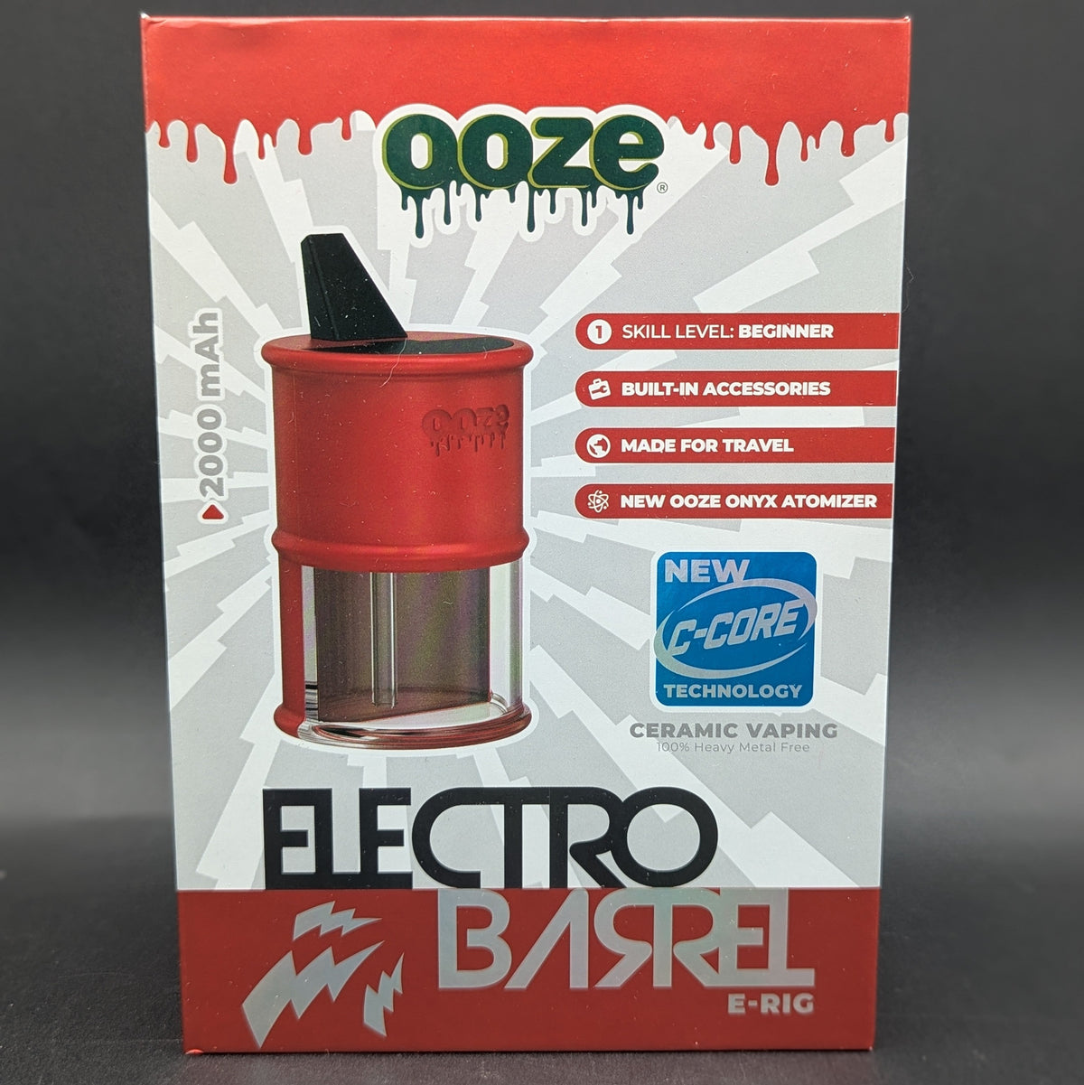 Ooze Electro Barrel Electric Dab Rig | 2000mAh-Avernic Smoke Shop
