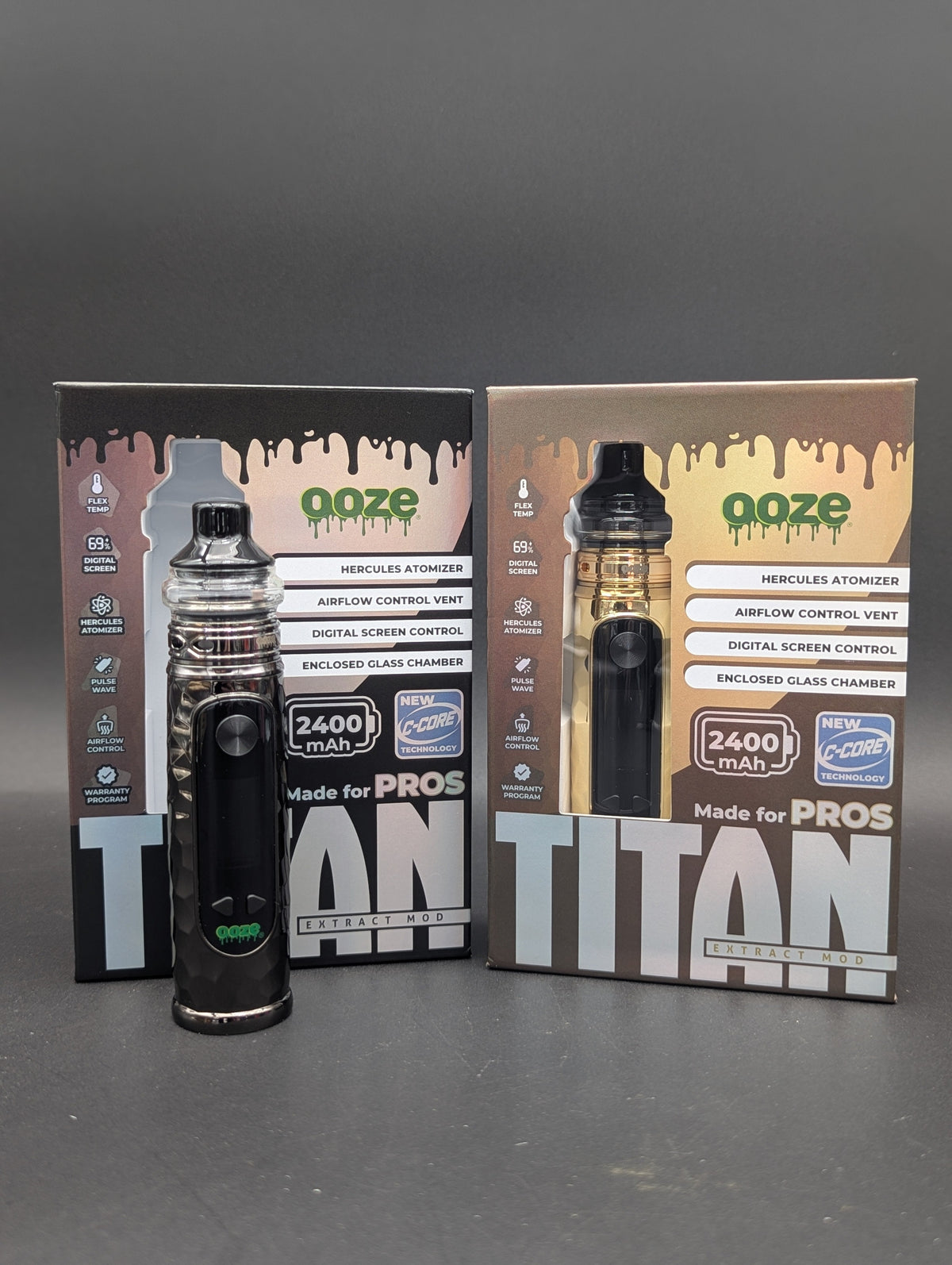Ooze Titan Extract Mod – 2400 mAh C-Core-Avernic Smoke Shop