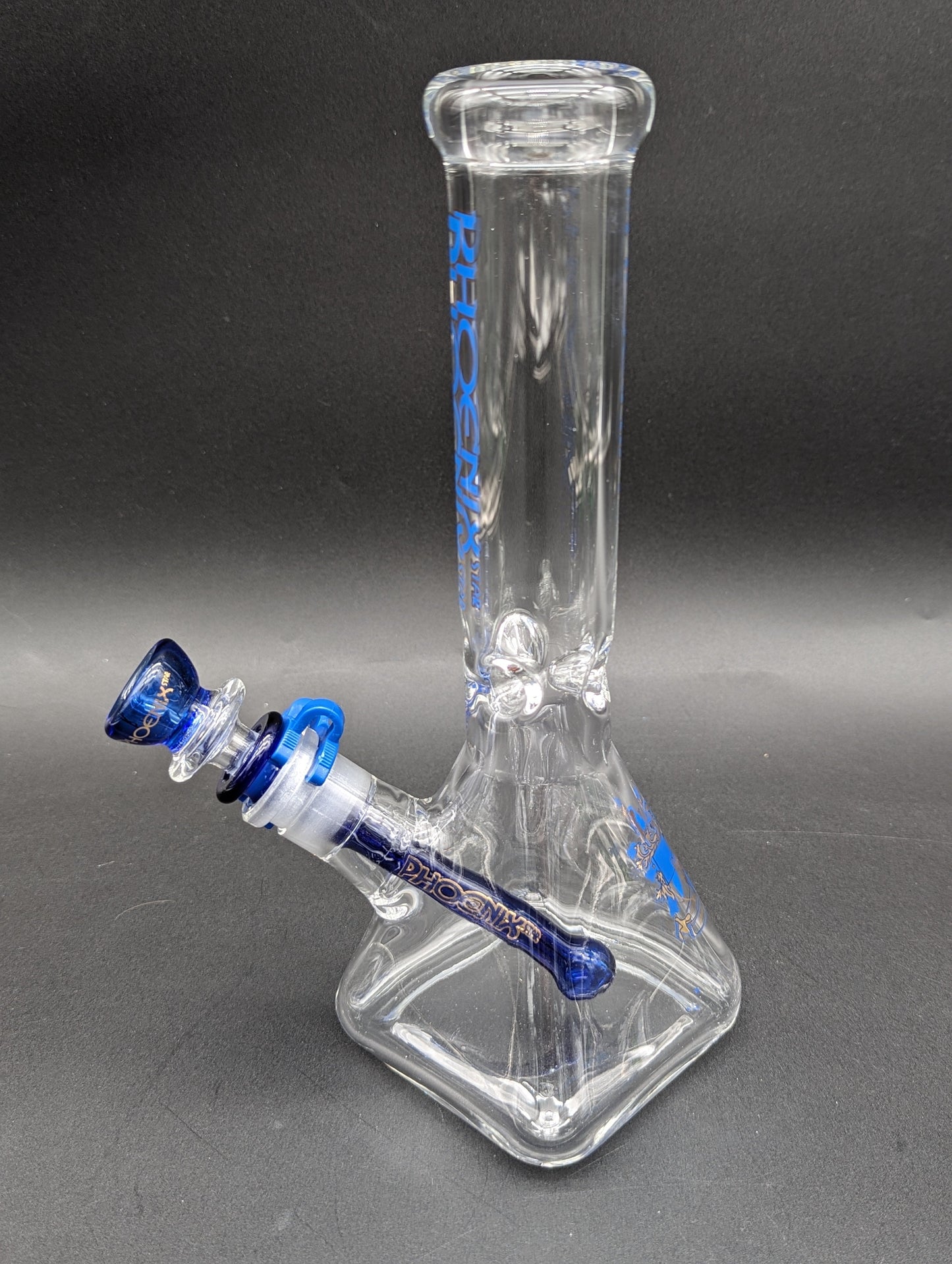 Phoenix 10" Square Base Beaker Bong