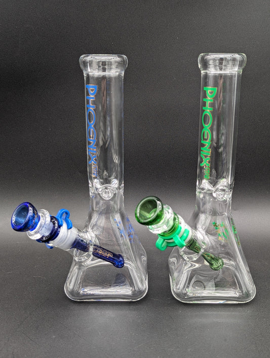 Phoenix 10" Square Base Beaker Bong