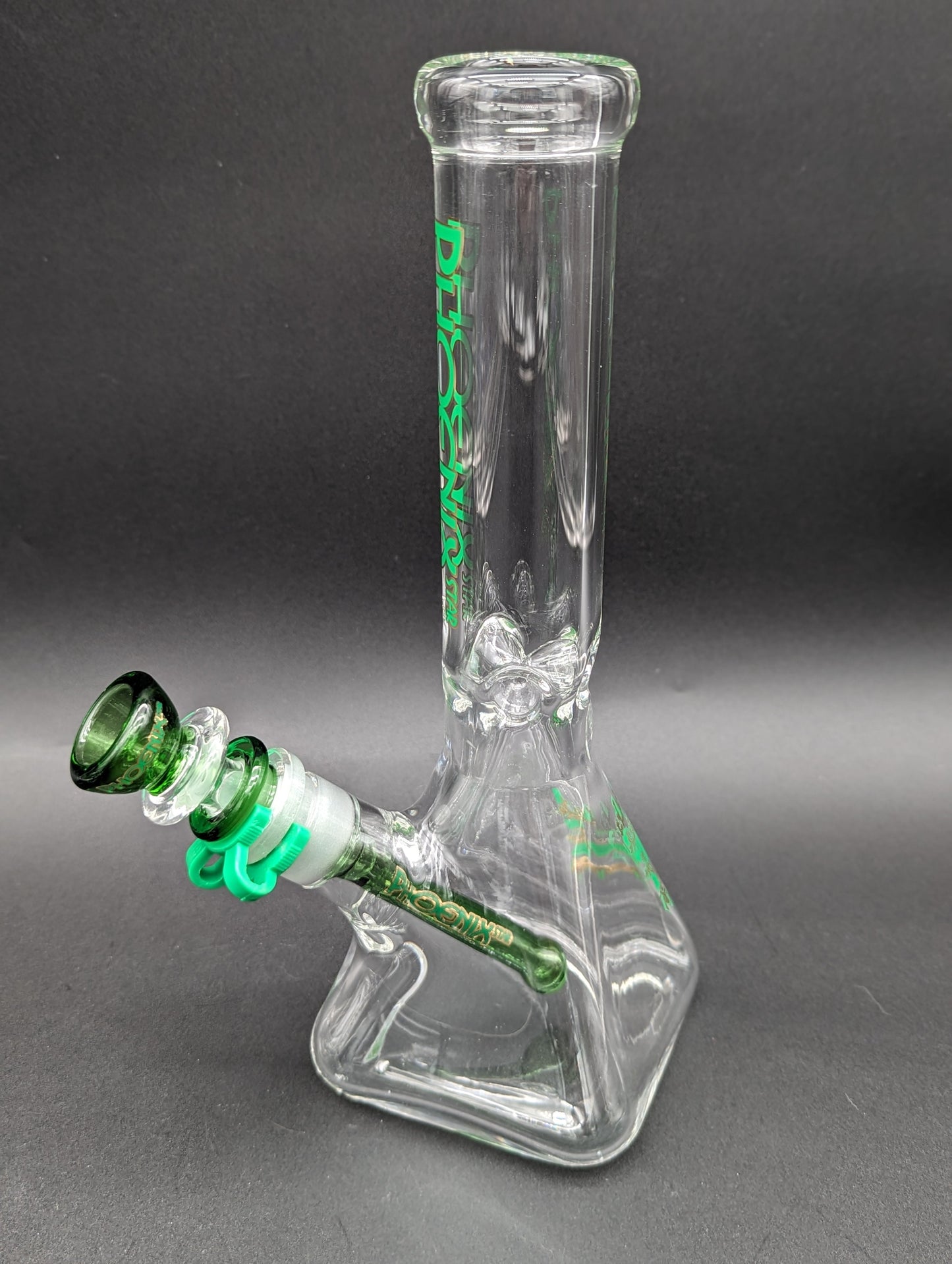 Phoenix 10" Square Base Beaker Bong