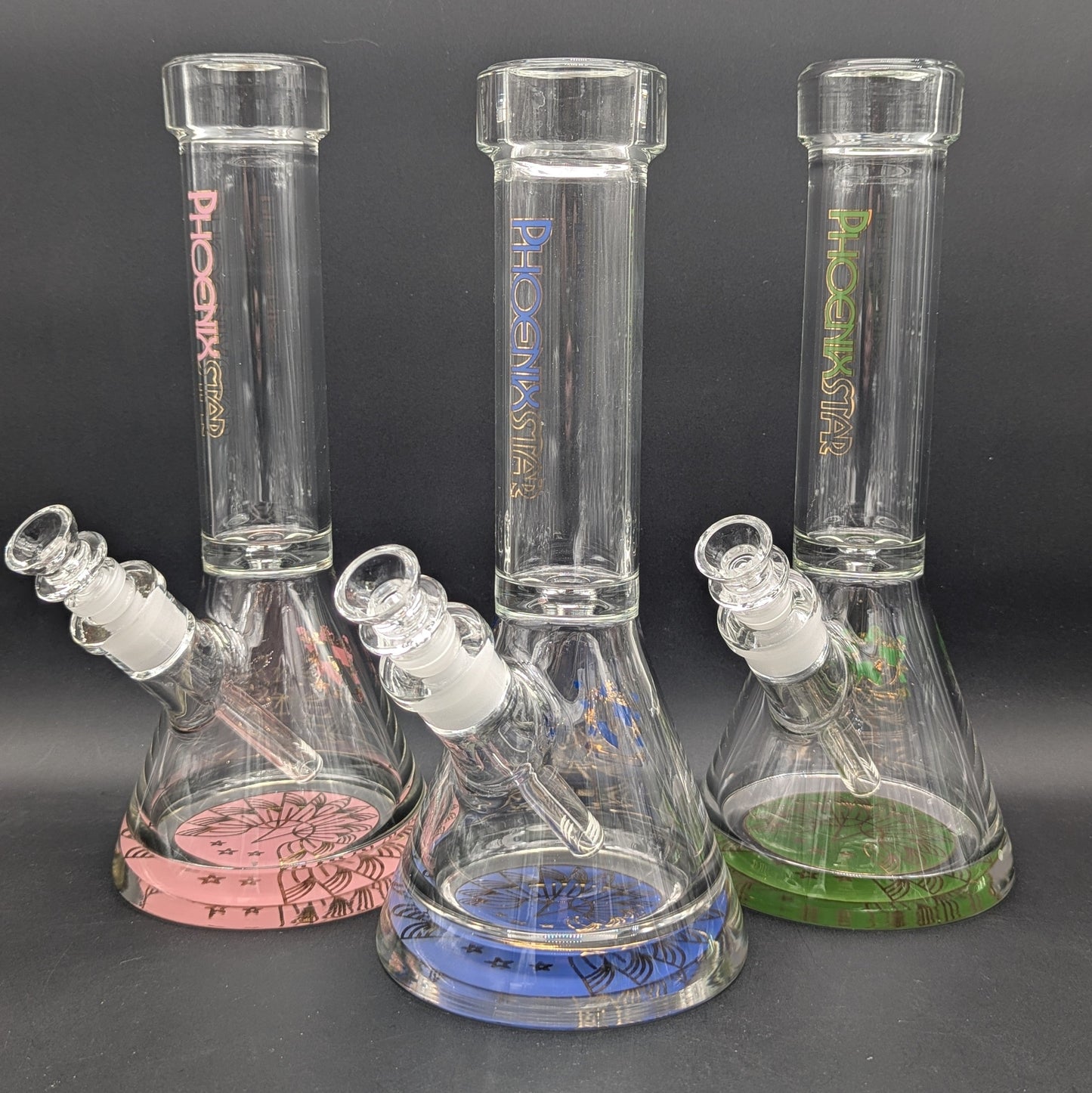 Phoenix 12" 9mm Thick Accented Beaker