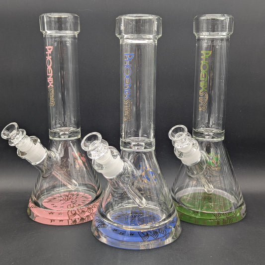 Phoenix 12" 9mm Thick Accented Beaker