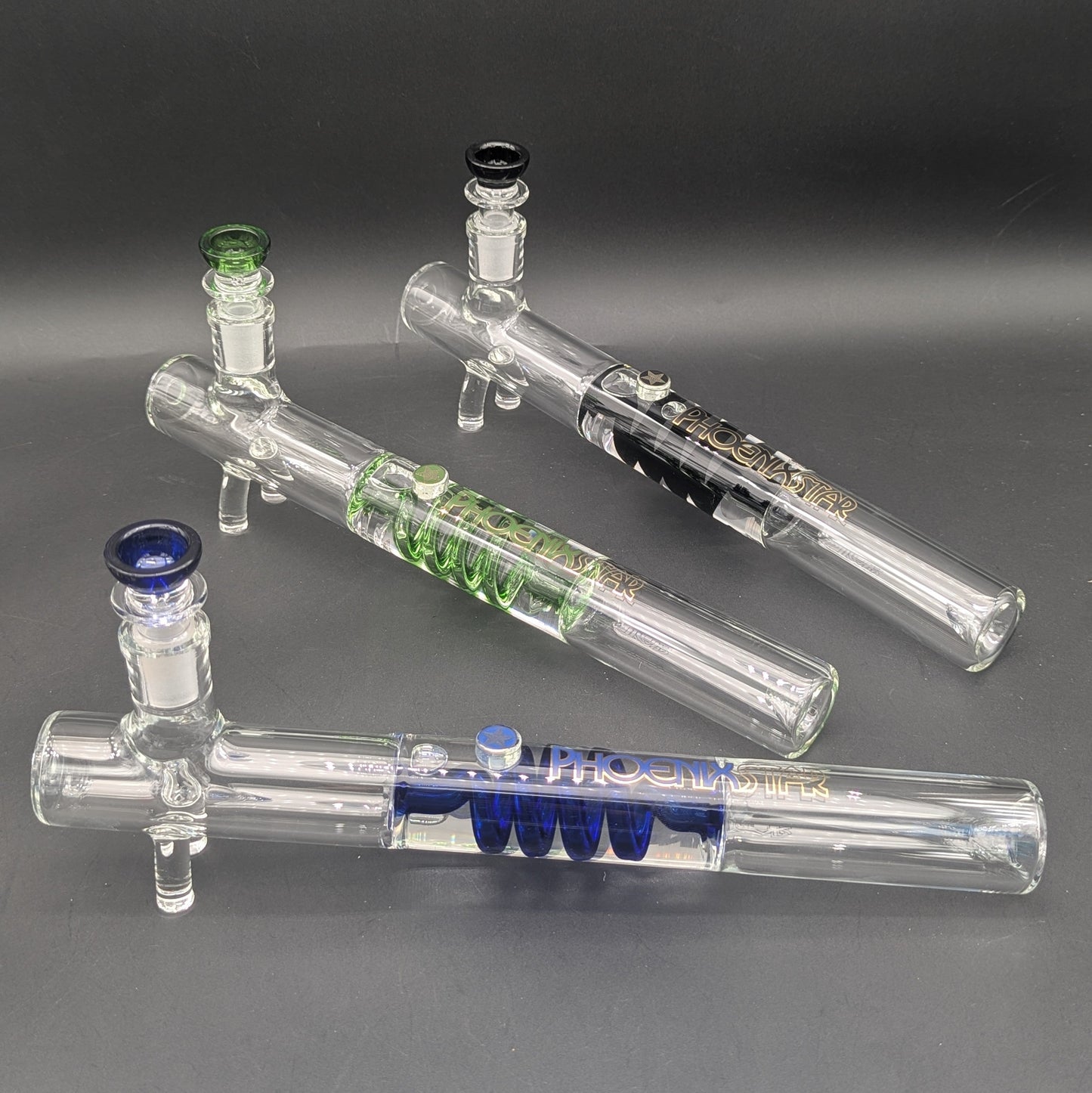 Phoenix 12" XL Glycerin Coil Steamroller Pipe-Avernic Smoke Shop