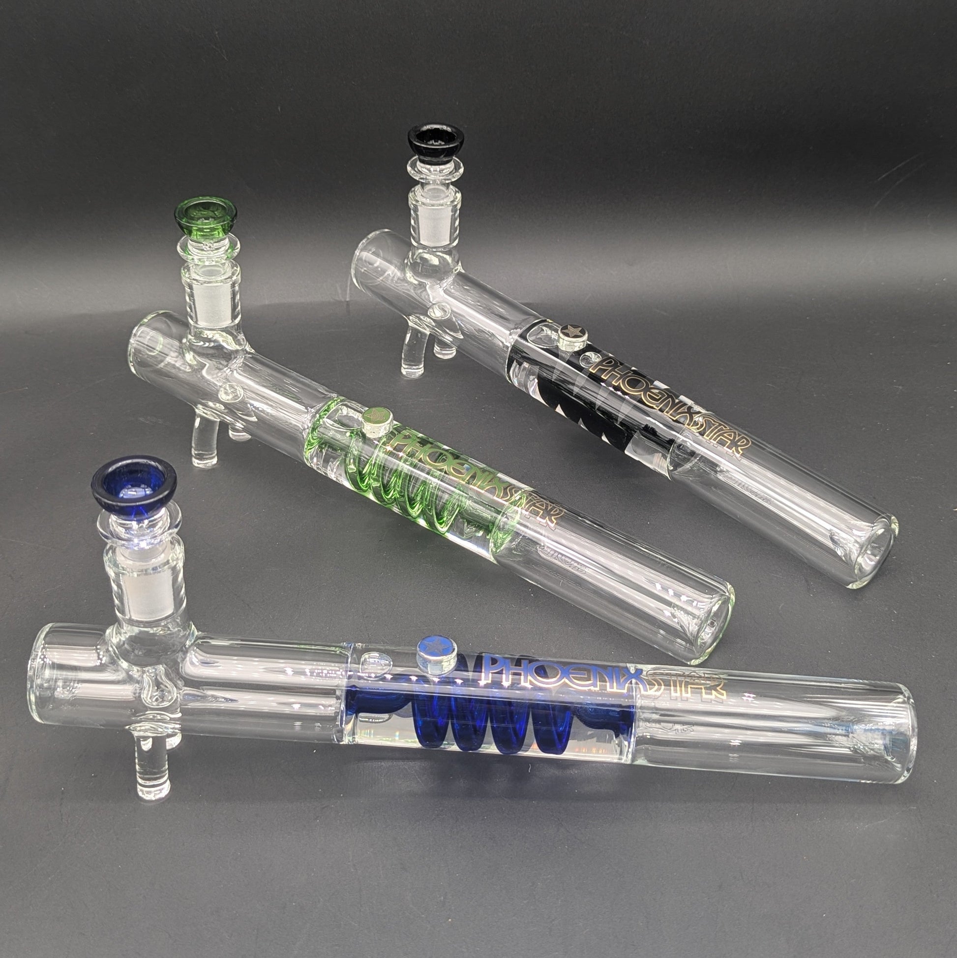 Phoenix 12" XL Glycerin Coil Steamroller Pipe-Avernic Smoke Shop