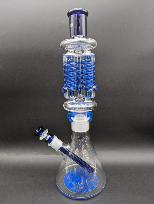 Phoenix 16" Mega Freeze Triple Glycerin Coil Bong