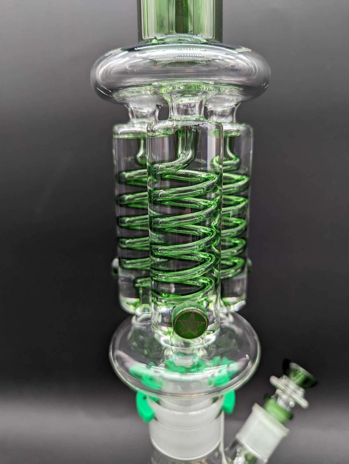 Phoenix 16" Mega Freeze Triple Glycerin Coil Bong