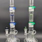 Phoenix 16" Stackable Dual Perc Recycler Bong-Avernic Smoke Shop