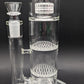 Phoenix Glass 14" Clear Quad Perc Tube