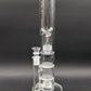 Phoenix Glass 14" Clear Quad Perc Tube