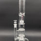 Phoenix Glass 14" Clear Quad Perc Tube
