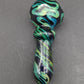 Phoenix Glass 4" Metallic Swirl Screened Pipe