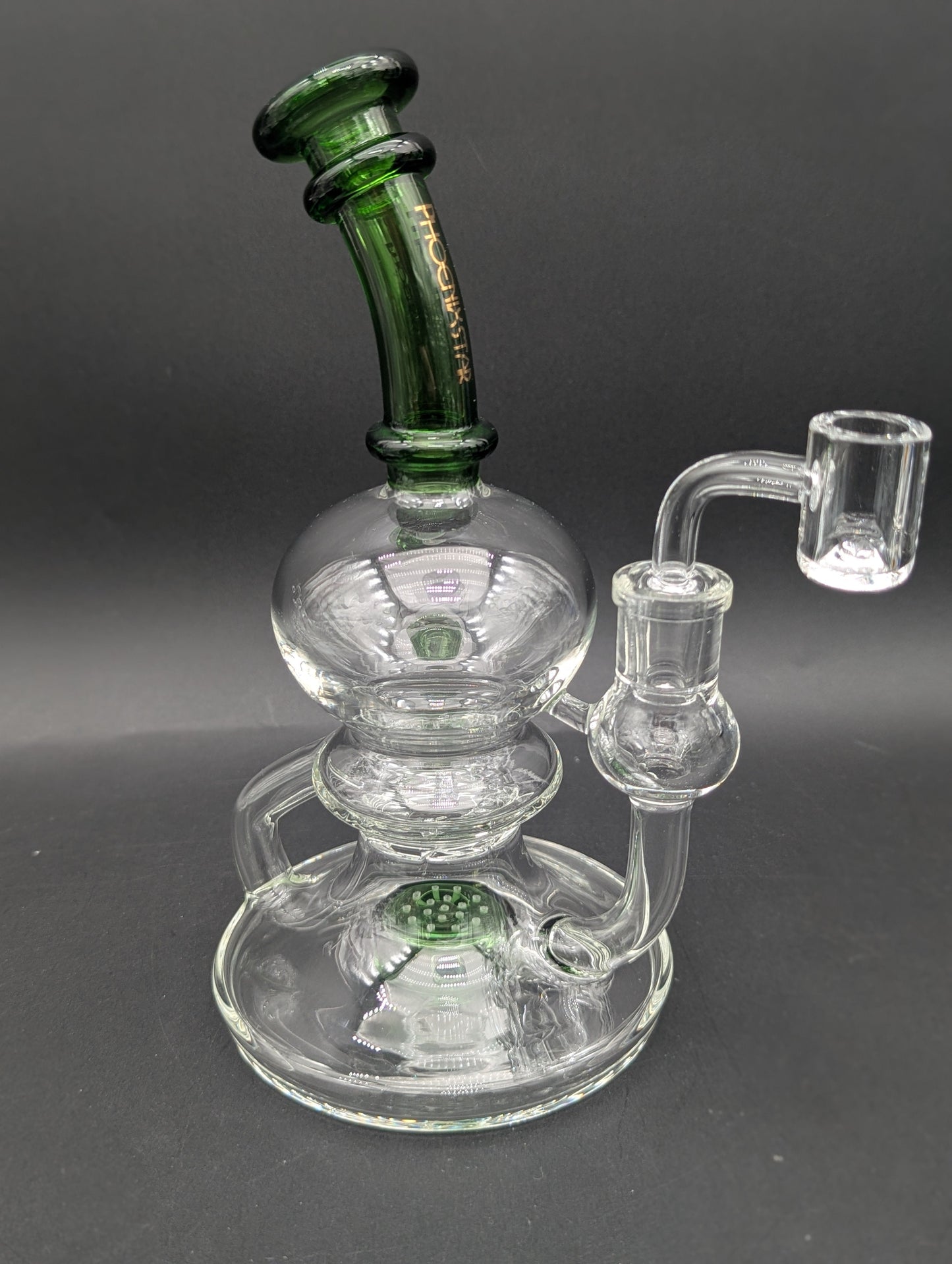 Phoenix Glass Jet Perc Recycler Rig-Avernic Smoke Shop