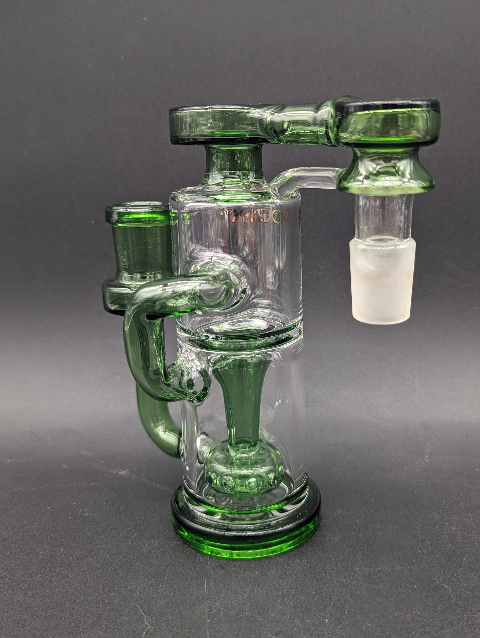 Phoenix Recycler Ash Catcher w/ Drain 18mm 90 Degrees-Avernic Smoke Shop