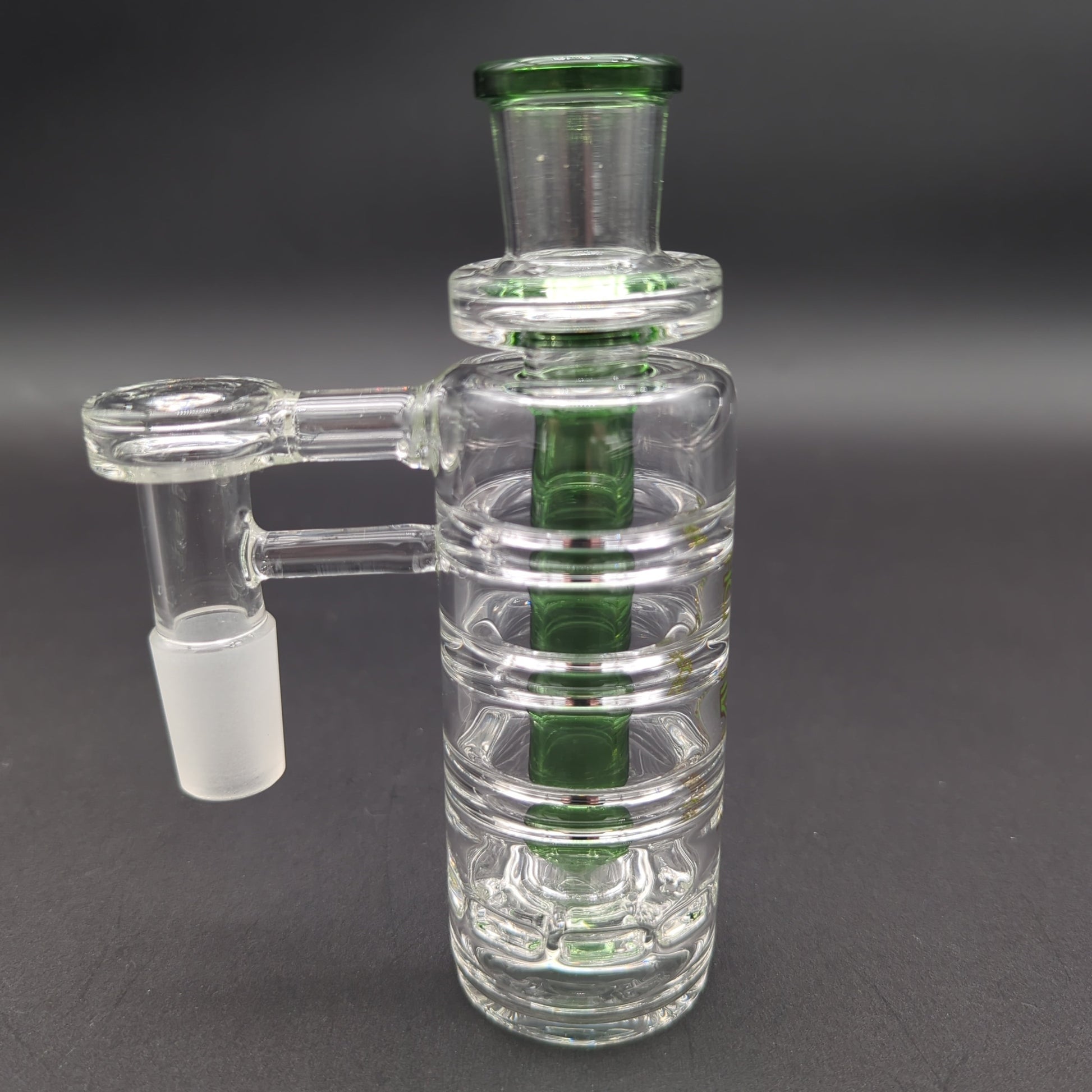 Phoenix Ribbed Ash Catcher with Perc 18mm 90° - Avernic Smoke Shop