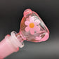Pink Floral Beaker Bong 10"-Avernic Smoke Shop