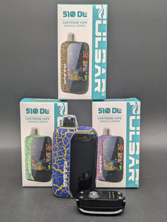 Pulsar 510 Discrete LCD Screen Vape Bar | Crackle Series