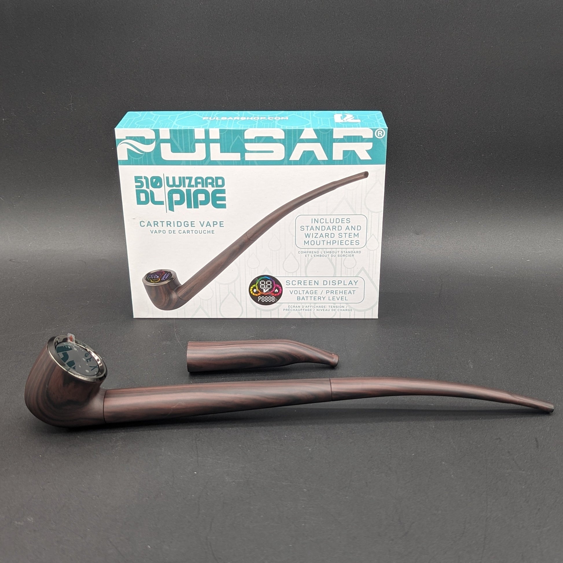 Pulsar 510 DL Wizard Pipe Variable Voltage Cart Vape | 650mAh-Avernic Smoke Shop