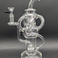Pulsar 6-Arm Recycler Glass Water Pipe | 10"