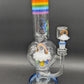 Pulsar Acid Rainbows Bubble Base Glass Water Pipe | 12.75"-Avernic Smoke Shop