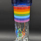 Pulsar Acid Rainbows Bubble Base Glass Water Pipe | 12.75"-Avernic Smoke Shop