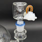 Pulsar Acid Rainbows Bubble Base Glass Water Pipe | 12.75"-Avernic Smoke Shop