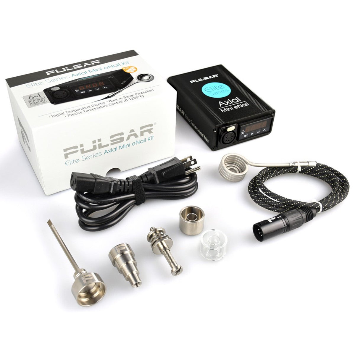 Enail Machine Pulsar Axial Mini eNail Kit – Midnight Distribution