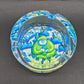 Pulsar Design Series Round Glass Ashtray | 3.4" | Assorted Designs