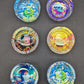 Pulsar Design Series Round Glass Ashtray | 3.4" | Assorted Designs