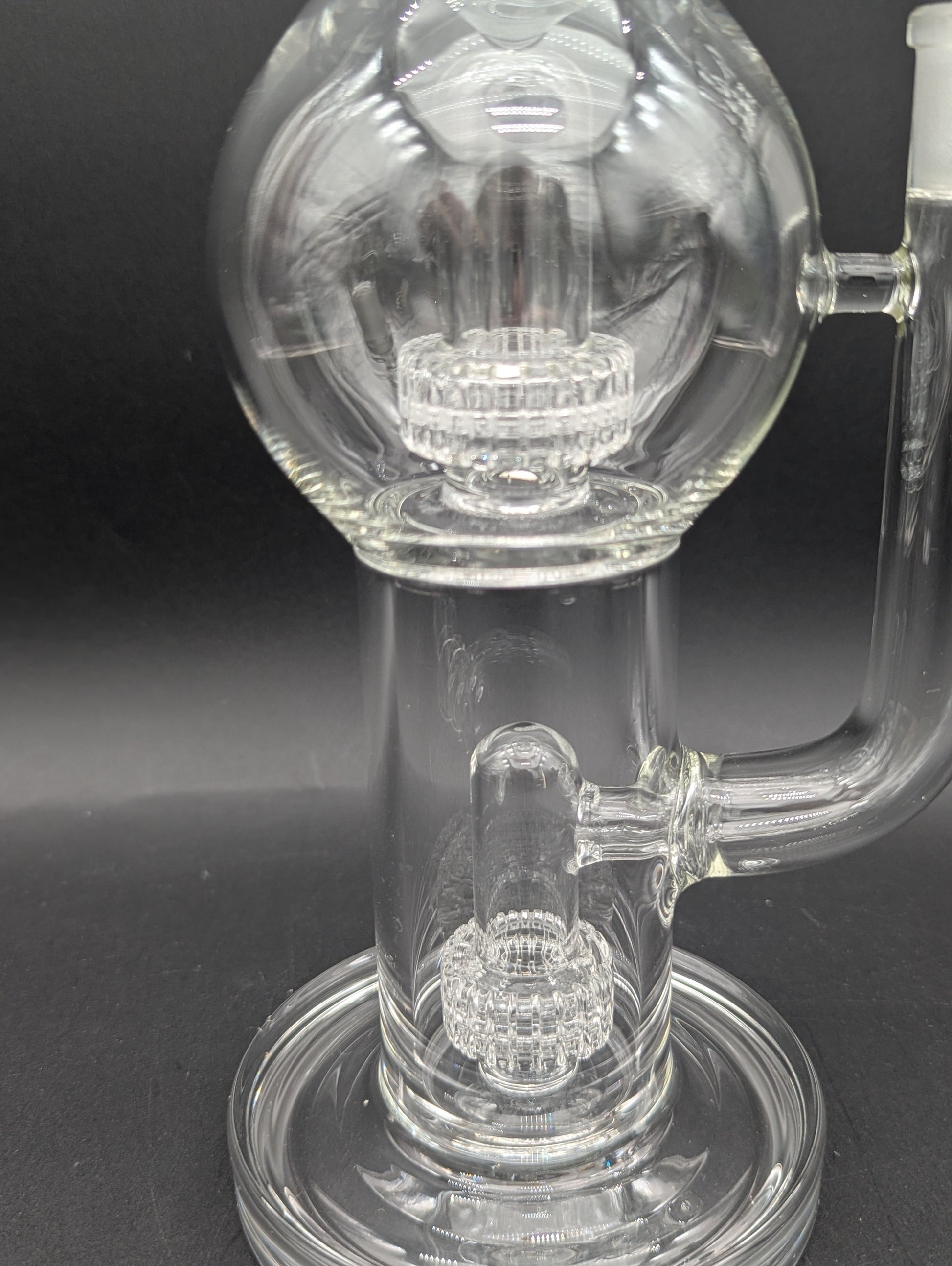 Pulsar Double Chamber Bubble Glass Water Pipe | 14"-Avernic Smoke Shop