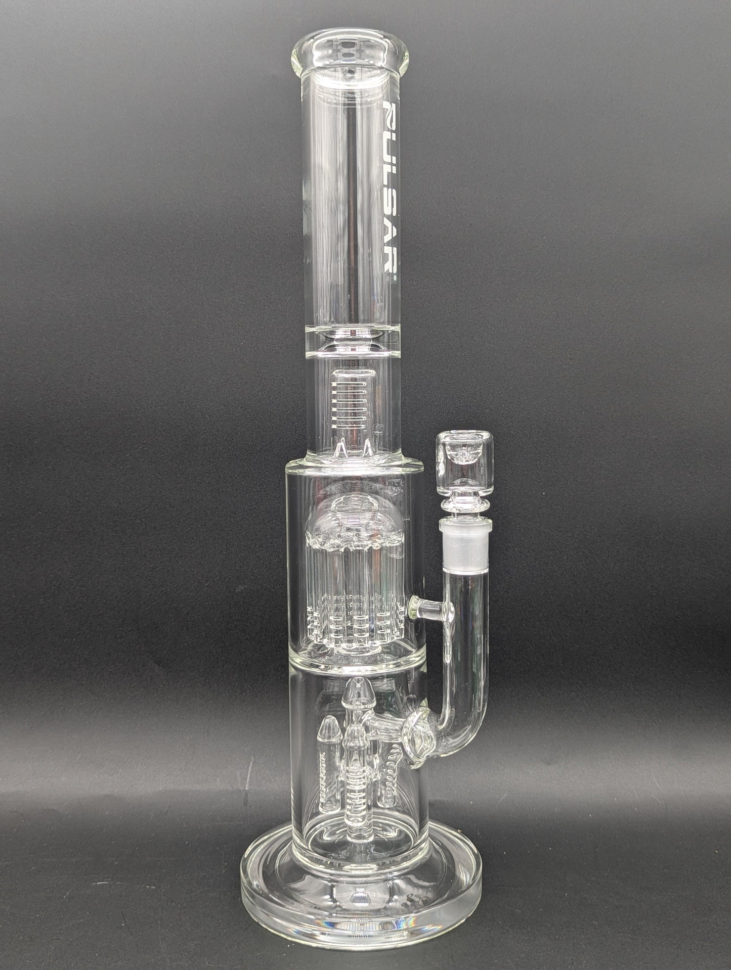 Pulsar Double Chamber Rocket Perc Bong 15"-Avernic Smoke Shop