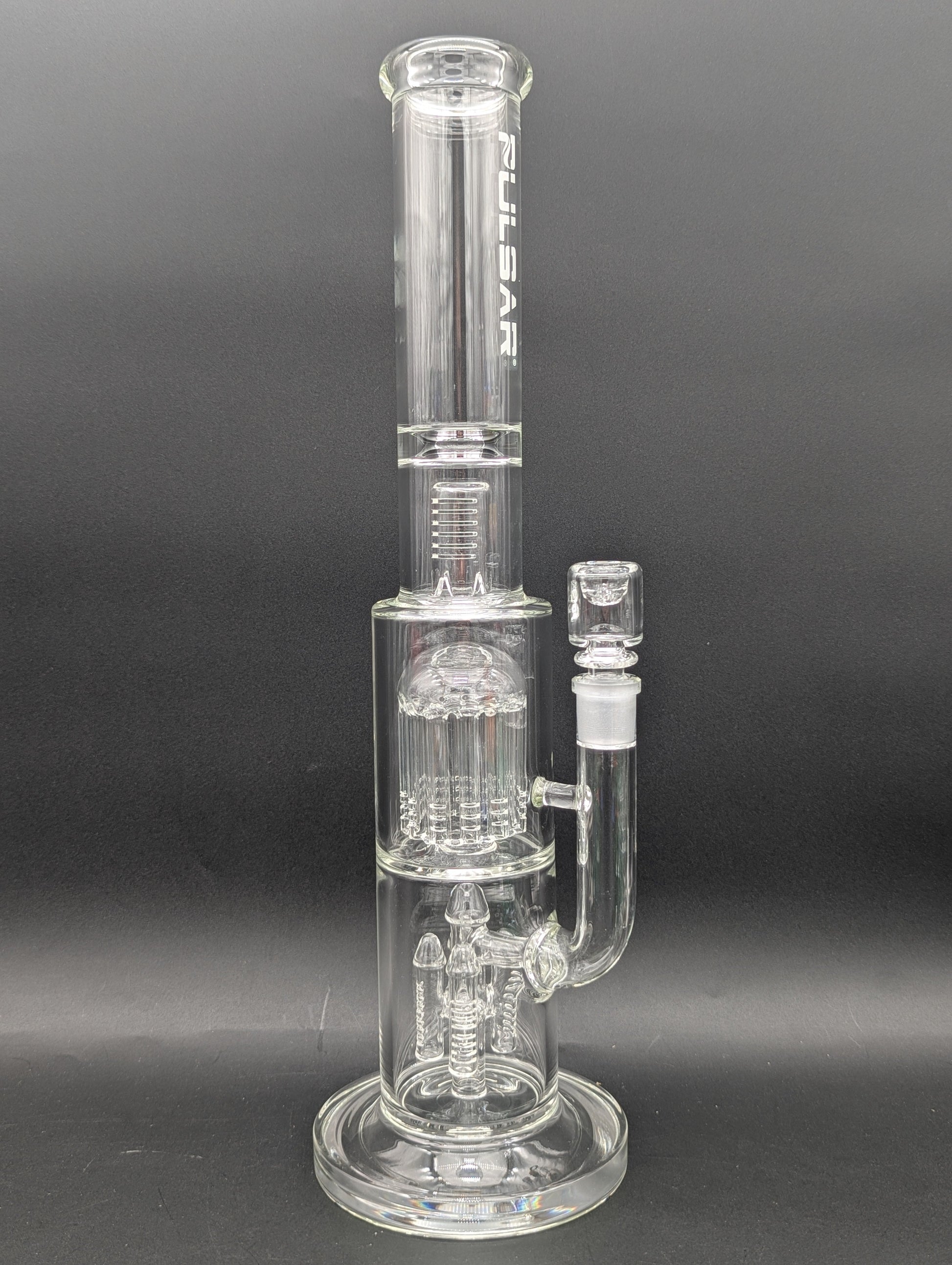 Pulsar Double Chamber Rocket Perc Bong 15"-Avernic Smoke Shop