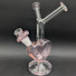 Pulsar Double Kiss Heart Glass Water Pipe | 11"-Avernic Smoke Shop